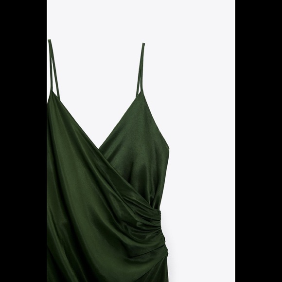ZARA DRAPED CAMISOLE DRESS - Picture 6 of 7